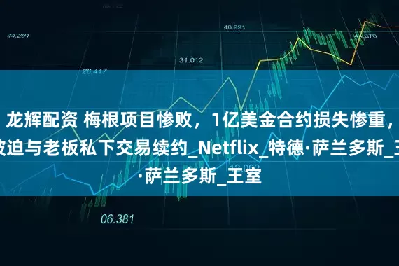 龙辉配资 梅根项目惨败，1亿美金合约损失惨重，疑被迫与老板私下交易续约_Netflix_特德·萨兰多斯_王室