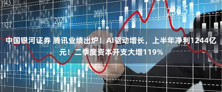 中国银河证券 腾讯业绩出炉！AI驱动增长，上半年净利1244亿元！二季度资本开支大增119%